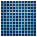 Crackle Glaze Porcelain China Floor Blue Tile Mosaic for Showers Kitchen